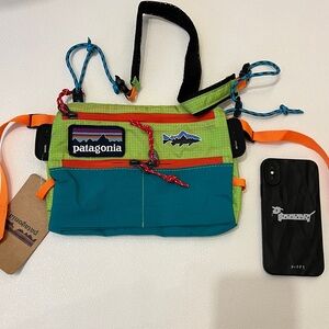 Patagonia Ultralight Zip Fly Fishing Angler Crossbody Bag